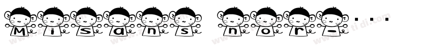 MiSans nor字体转换